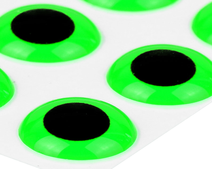 Sybai 3D Epoxy Eyes Fluo Green