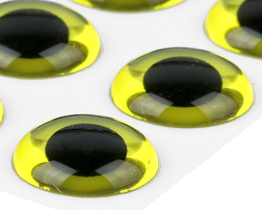 Sybai 3D Epoxy Eyes Metalic Chartreuse