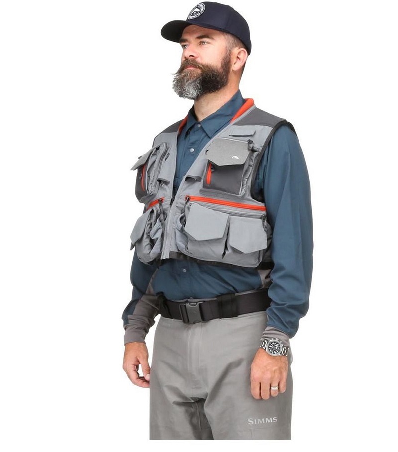 Muškařská vesta Simms Guide Vest Steel vel. XXL
