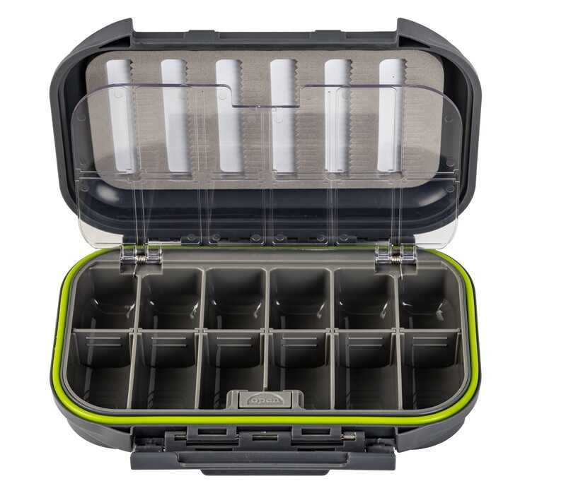 Krabička na mušky Traper Dry Fly Waterproof Box With Compartments