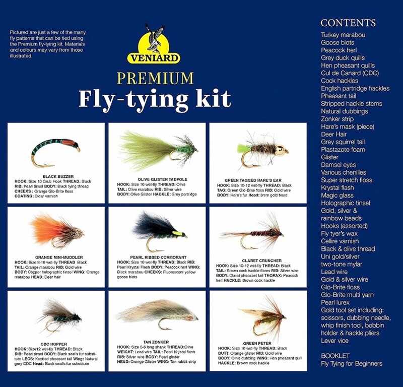 Prémiová sada k vázání mušek Veniard Premium Fly Tying Kit Anniversary Edition
