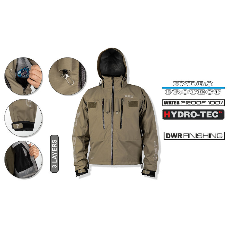 Muškařská bunda Traper GST Jacket Stone vel. XXL