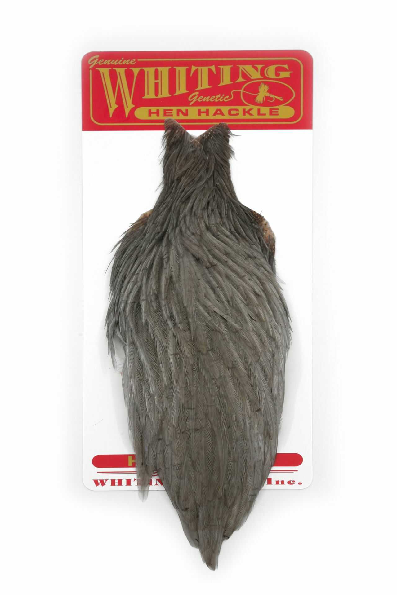 Hlavový skalp slepice Whiting Hen Cape White dyed Medium Dun