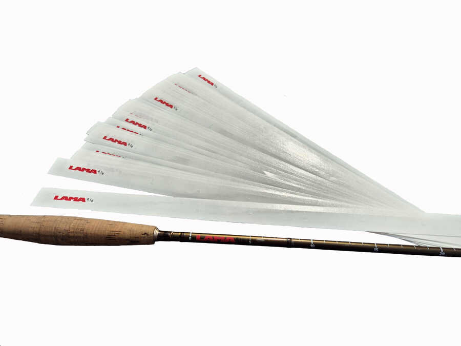 LAMAfly nalepovací metr na rybářský prut 40cm
