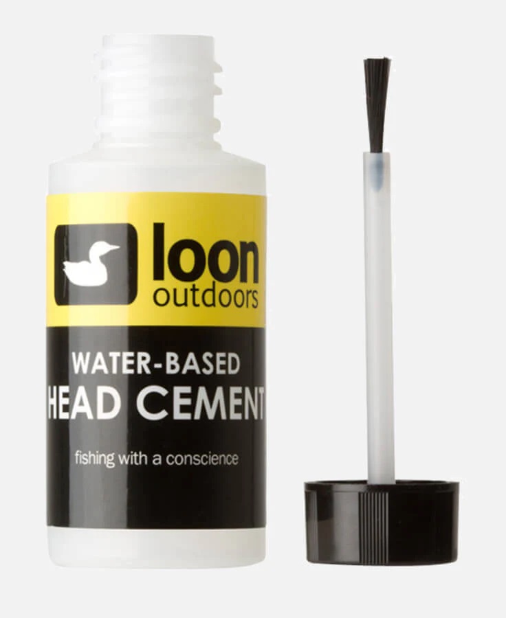 Hlavičkový lak na mušky Loon Water Based Head Cement