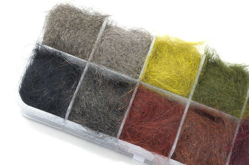 Troutline Pure Squirrel Classic Dubbing Set of 10 colors