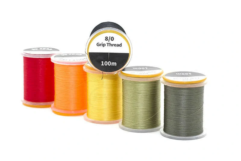 Troutline Grip Thread 8/0 Fluo Red 100m