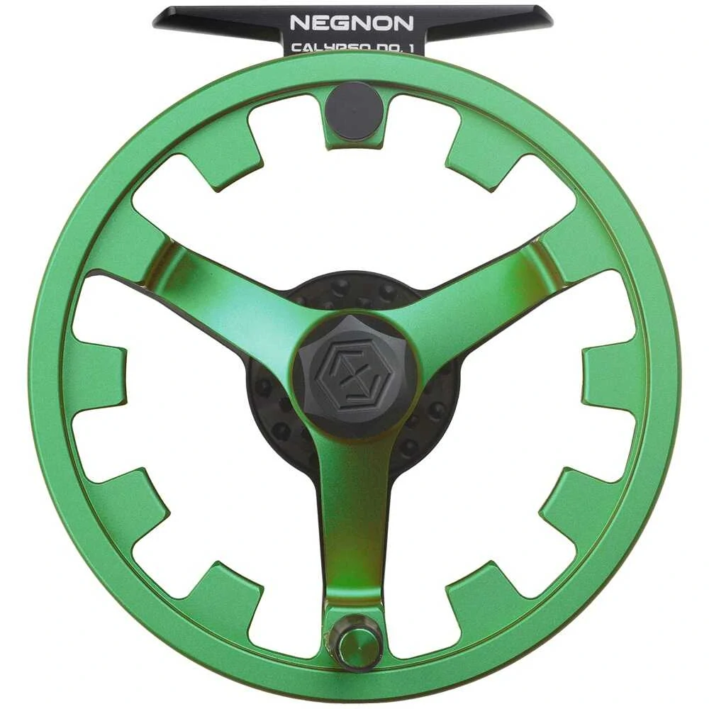 Muškařský naviják Negnon Calypso No.1 Black/Green 0/4