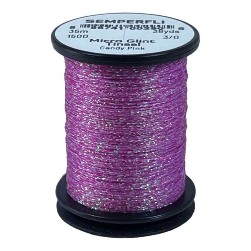 Semperfli Micro Glint Tinsel Candy Pink
