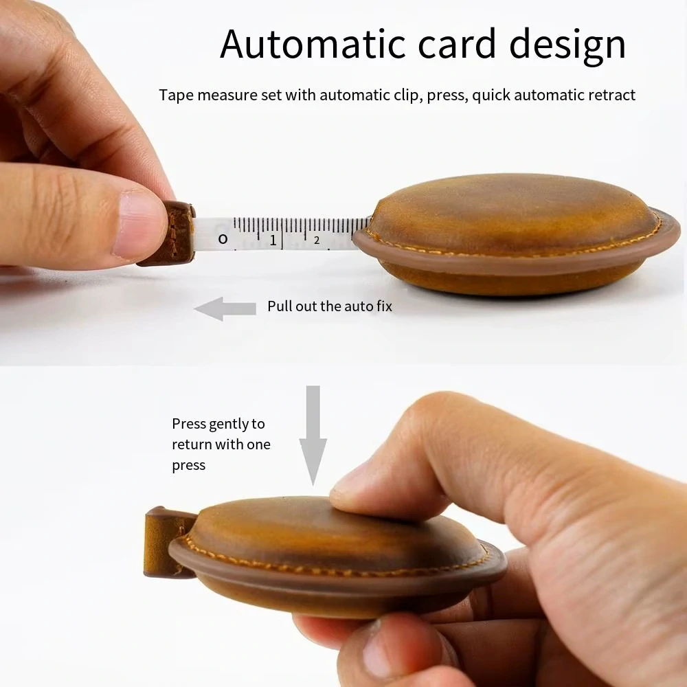 Kožený svinovací metr na ryby – Vintage Leather Design