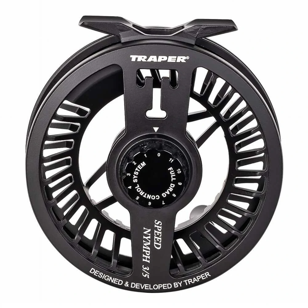 Muškařský naviják Traper Speed Nymph Black