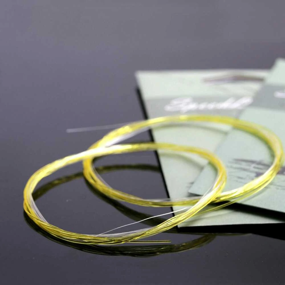 Muškařský ujímaný návazec Flat Butt Tapered Leader Yellow & Clear Tip