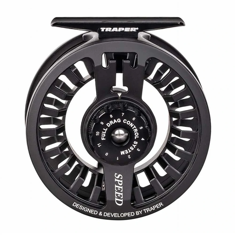 Muškařský naviják Traper SPEED Black 2025