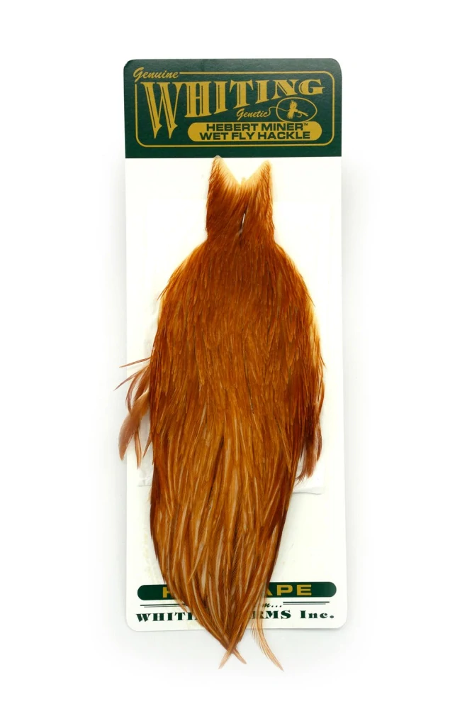Hlavový skalp slepice Whiting Hebert Hen Cape Medium Ginger