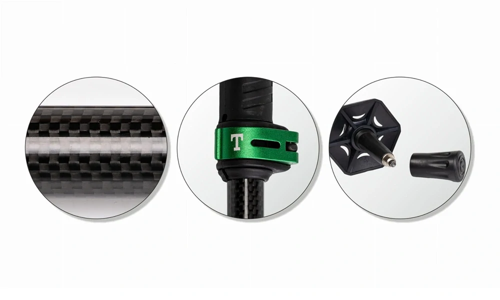 Traper brodící hůl River Carbon