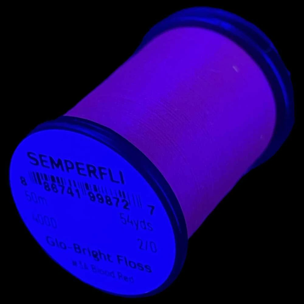 Semperfli Glo-Bright Floss # 3A - Blood Red