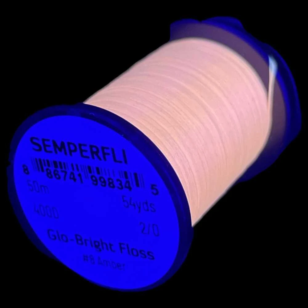 Semperfli Glo-Bright Floss # 8 - Amber