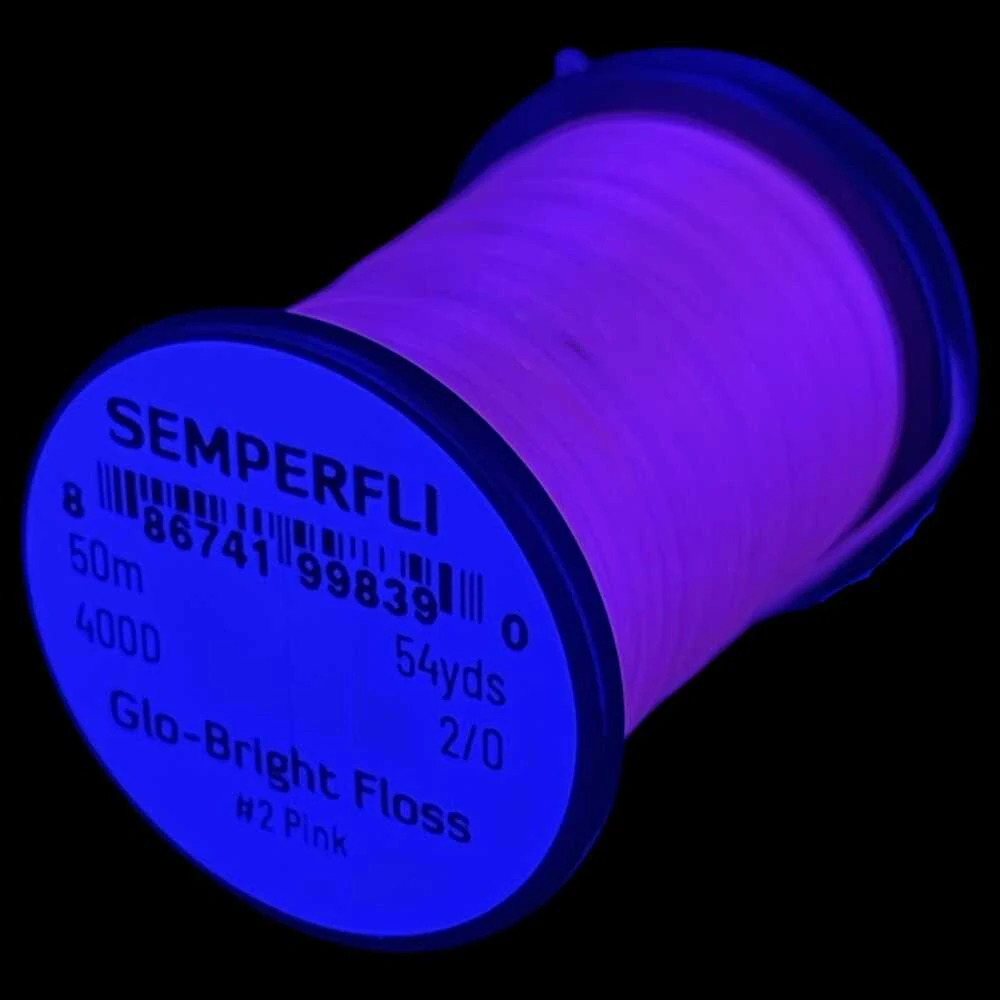 Semperfli Glo-Bright Floss # 2 - Pink