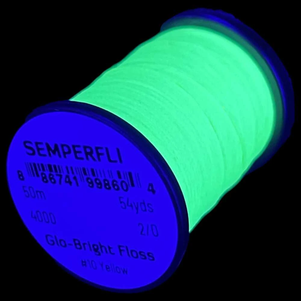 Semperfli Glo-Bright Floss # 10 - Yellow