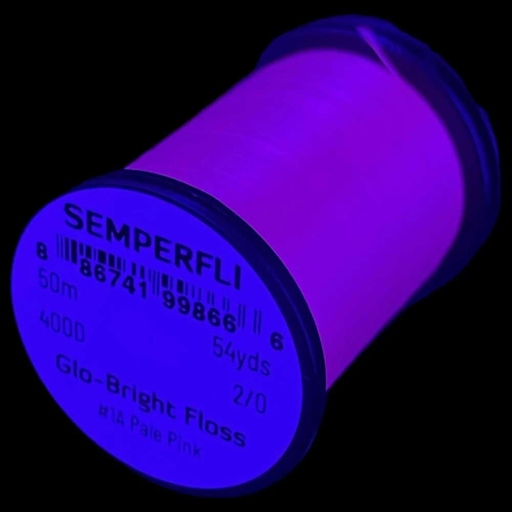 Semperfli Glo-Bright Floss # 1A - Pale Pink