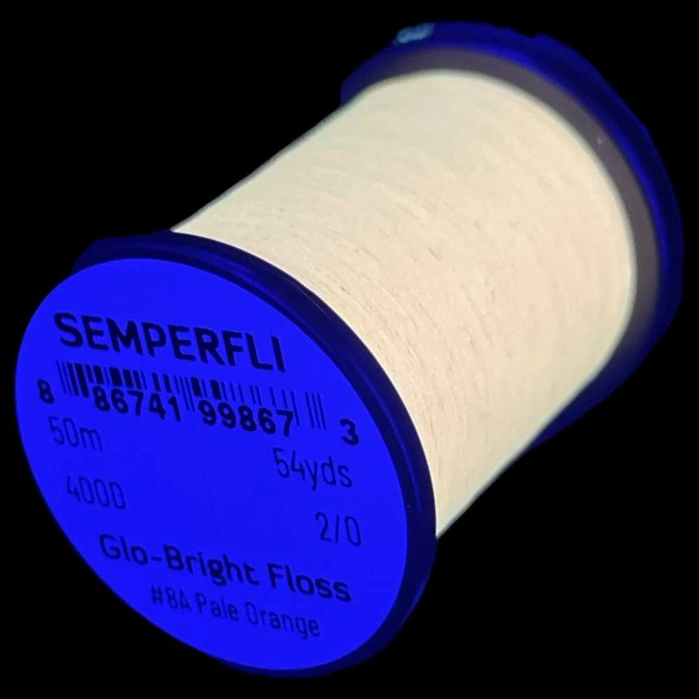 Semperfli Glo-Bright Floss # 8A - Pale Orange