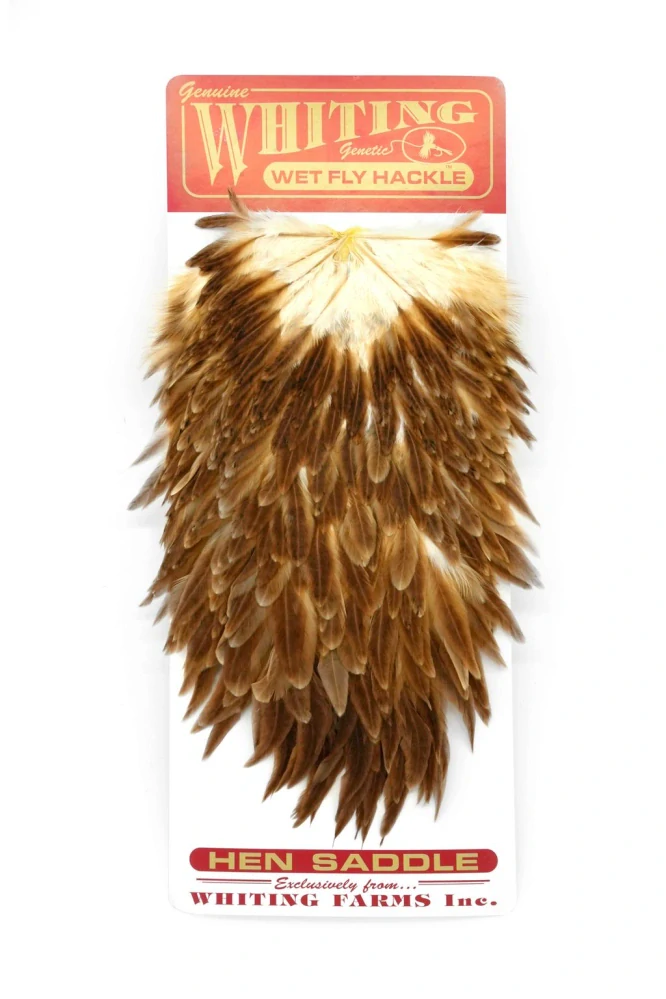 Sedlový skalp slepice Whiting Hen Saddle Brown