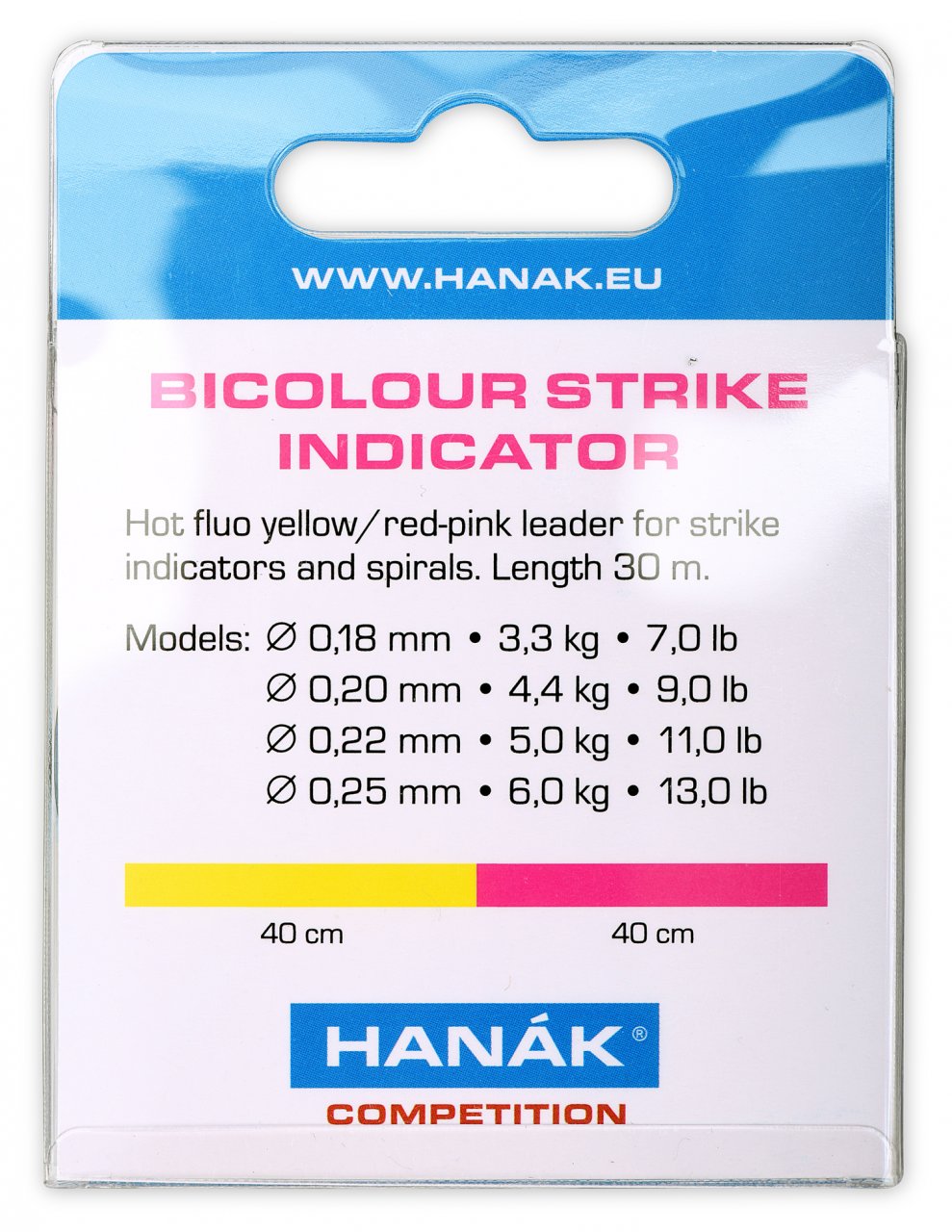 Hanák Bicolour Indicator Line 30m 0.25mm/6.00kg