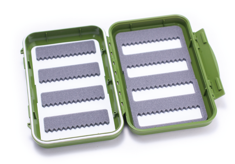 Krabička na mušky C&F Design Medium 8-Row WP Fly Case Olive (CF-2544)