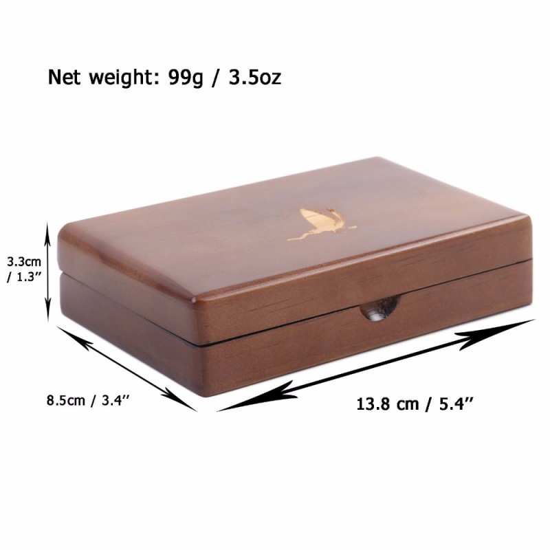 Krabička na mušky Maxcatch WOODEN MICRO SLIT