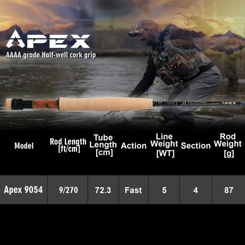 Muškařský prut Maxcatch APEX Trout