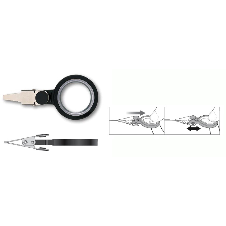 Skřipec C&F Design Hackle Pliers CFT-120 Midge