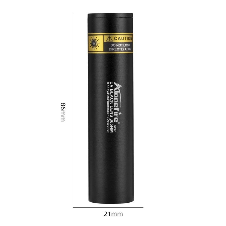 Alonefire UV svítilna 3W 365nm s USB nabíjením
