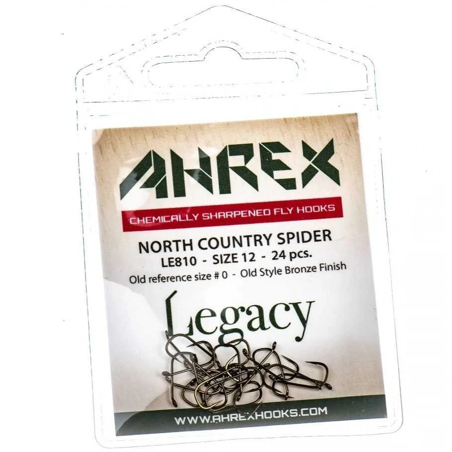 Muškařské háčky Ahrex LE810 North Country Spider