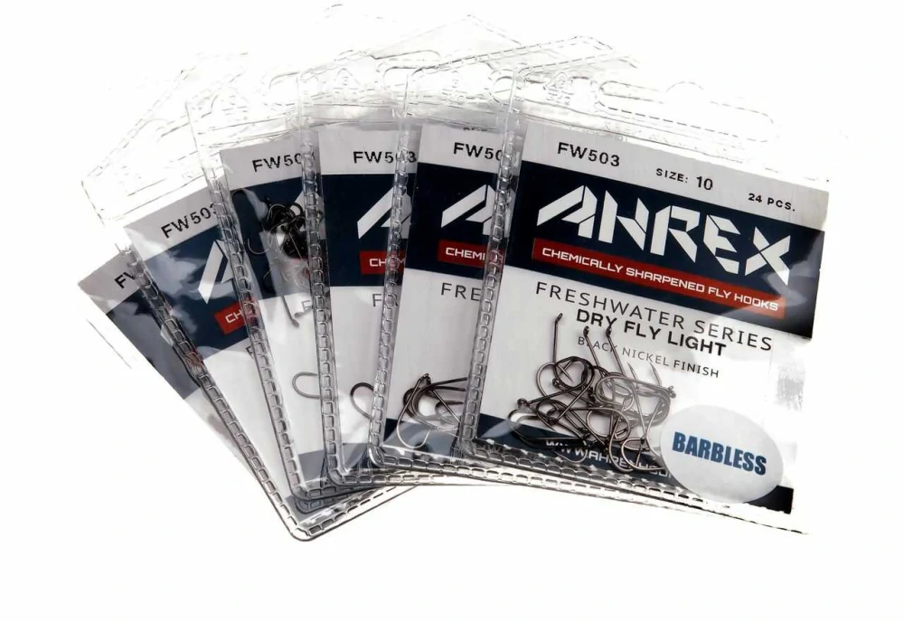 Muškařské háčky Ahrex FW503 Dry Fly Light vel. 20