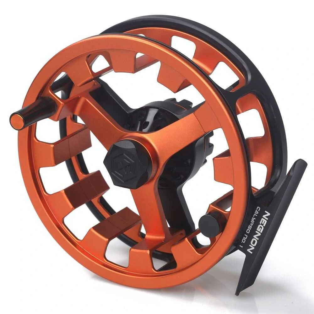 Muškařský naviják Negnon Calypso Black/Orange