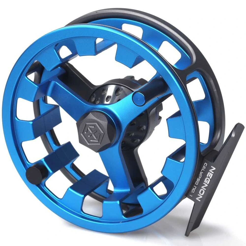 Muškařský naviják Negnon Calypso No.1 Titan Gray/Blue 0/4