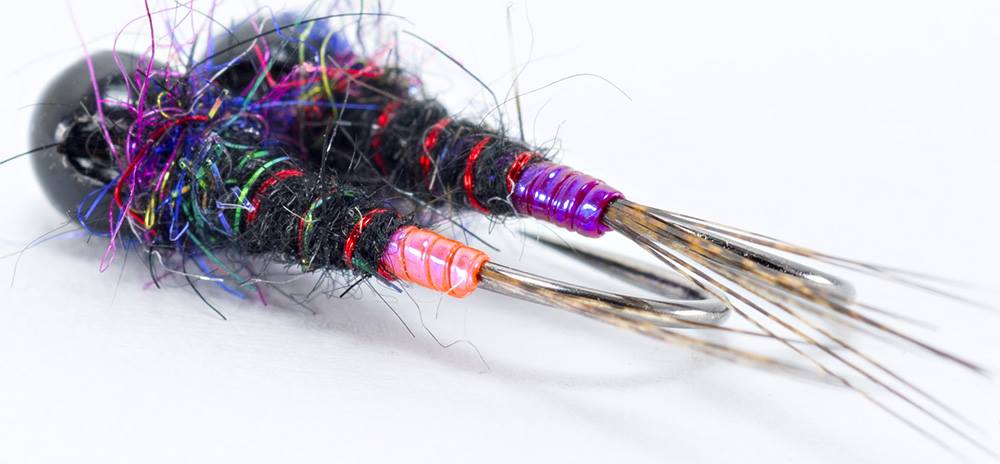 Troutline UV Ribbing Fibers Blue Violet