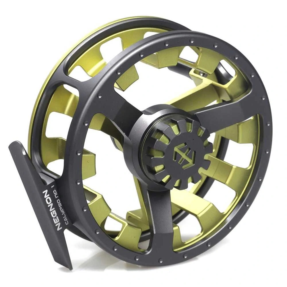 Muškařský naviják Negnon Calypso No.2 Titan Gray/Lt. Olive 0/6