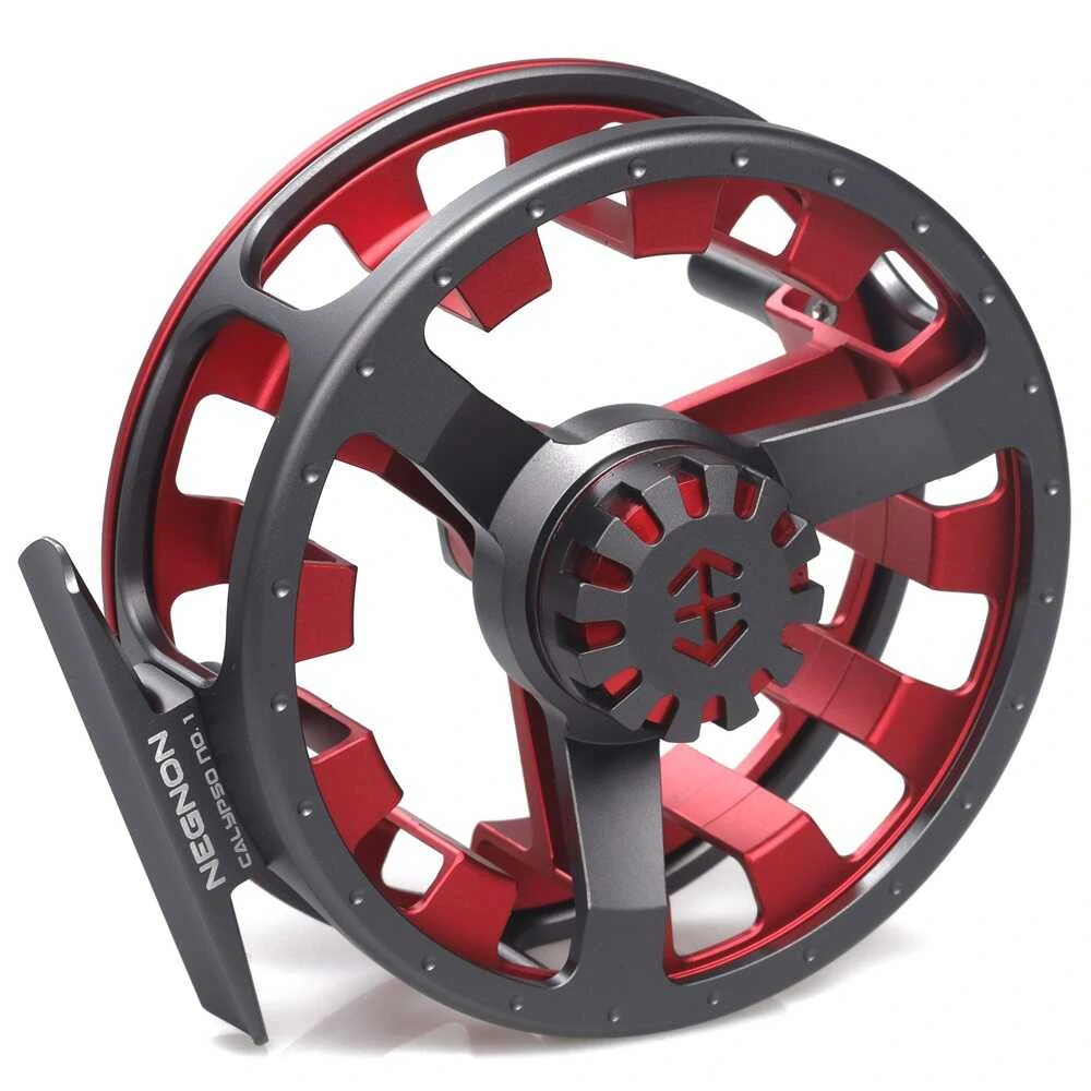 Muškařský naviják Negnon Calypso Titan Gray/Red