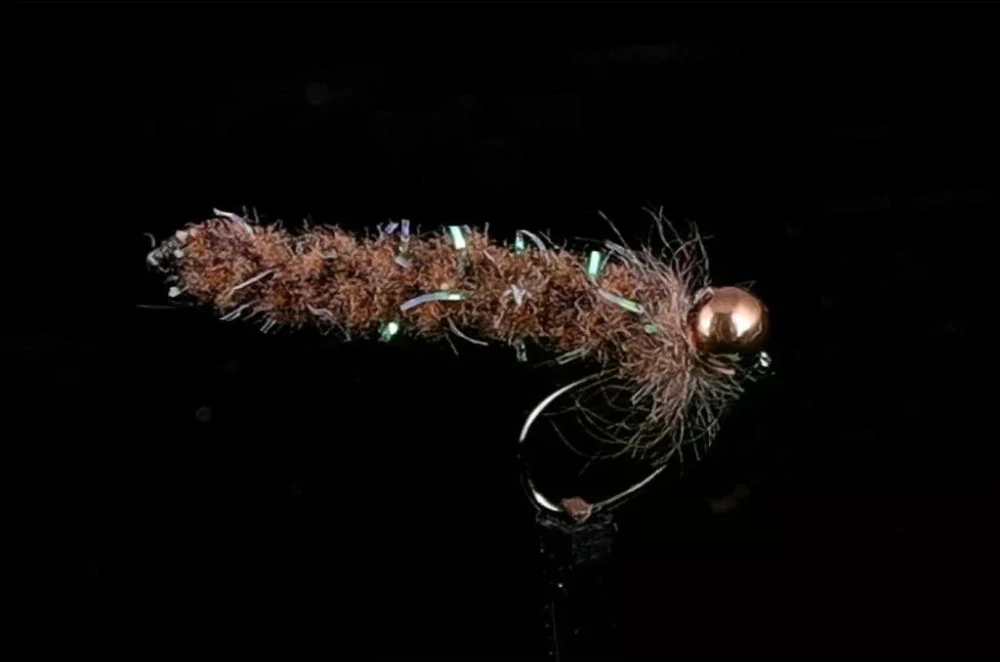 Hends Mop Chenille Olive Yellow Mottled