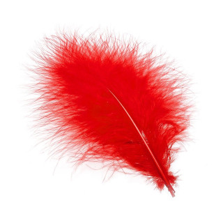 Veniard Turkey Marabou Fluo Red/Scarlet