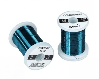 Barevný drátek Sybai Colour Wire Peacock Blue