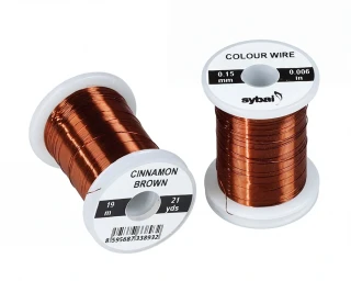 Barevný drátek Sybai Colour Wire Cinnamon Brown