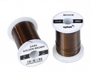Sybai FLAT Colour Wire Medium Dark Golden Brown