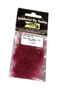 Soldarini Genuine Seal Fur Dubbing Claret