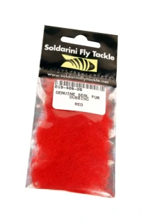 Soldarini Genuine Seal Fur Dubbing Red