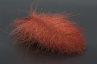 Troutline Hand Selected CDC 50 Feathers Pack Rusty Brown