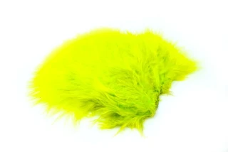 Whiting Super 'Bou White dyed Fluo Yellow Chartreuse