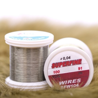 Hends SUPERFINE Wires 100 Yds - OCELOVĚ ŠEDÁ