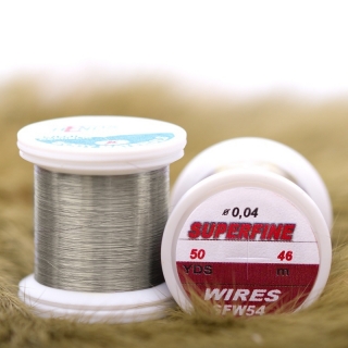 Hends SUPERFINE Wires 50 Yds - OCELOVĚ ŠEDÁ